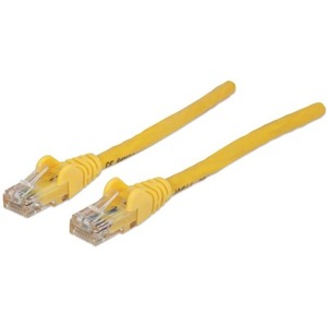 IC INTRACOM Manhattan Cat6 U/UTP Patch Network Cable, 10 Feet, Yellow