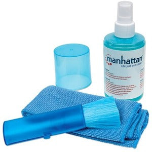 IC Intracom Manhattan LCD Cleaning Kit with Microfiber Cloth and Retractable Brush