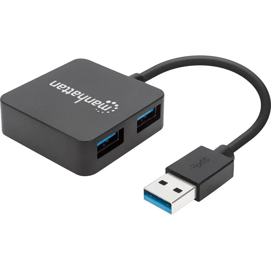 IC Intracom Manhattan SuperSpeed USB 3.0 Hub with 4 Ports - Reliable Data Transfer and Fast Charging
