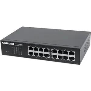 IC INTRACOM 16-Port Gigabit Ethernet Switch – High-Speed Network Expansion for Small Business and Office by IC INTRACOM