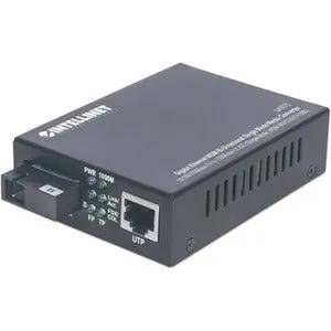 IC Intracom Gigabit Ethernet WDM Bi-Directional Single Mode Media Converter Model 545075 by IC INTRACOM