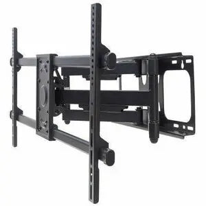 IC INTRACOM Manhattan Universal LCD Full-Motion Wall Mount for 37-90-Inch TVs, Max 75kg, Black