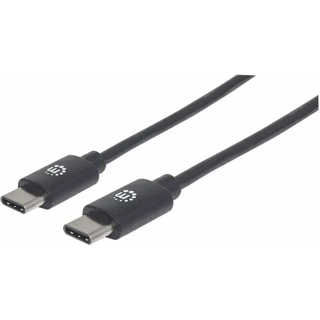 IC Intracom Manhattan USB 2.0 Type-C Cable, 10 Feet, Male to Male for Fast Data Transfer