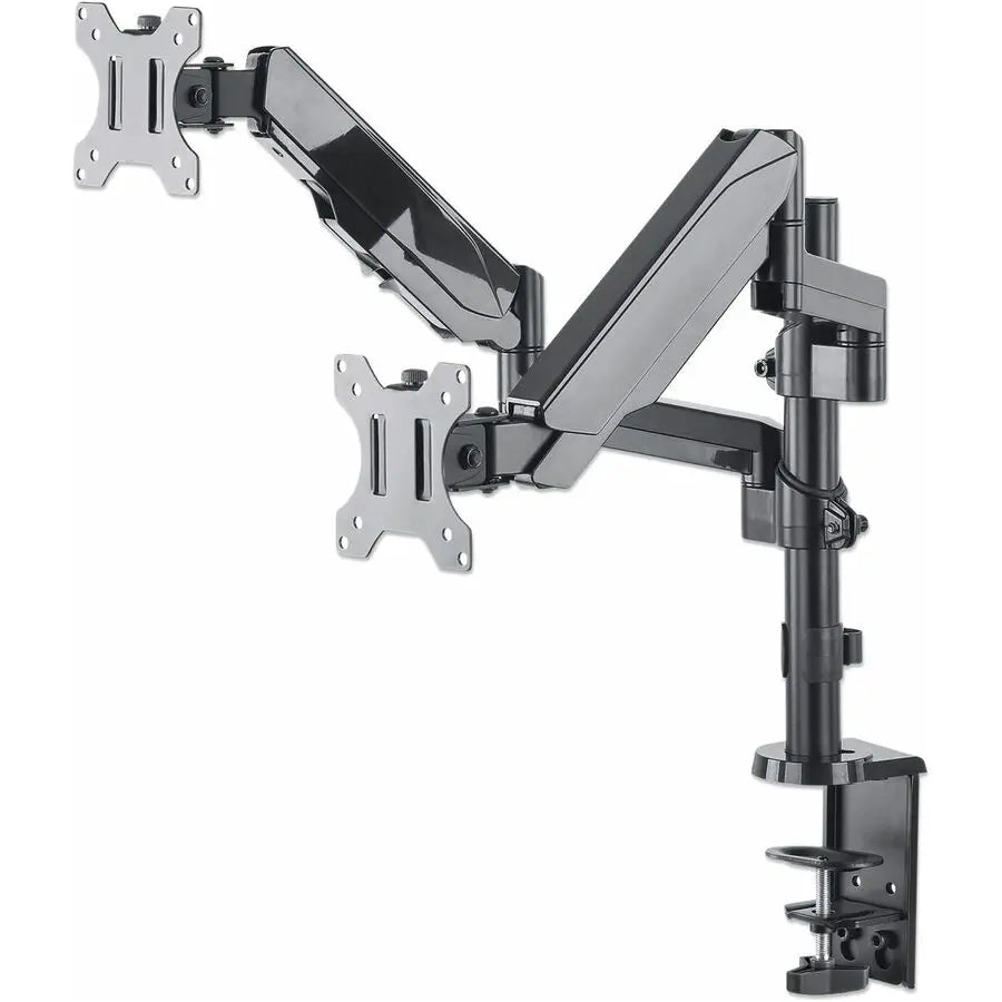 IC INTRACOM Manhattan Universal Gas Spring Dual Monitor Mount for 17 to 32-Inch Displays