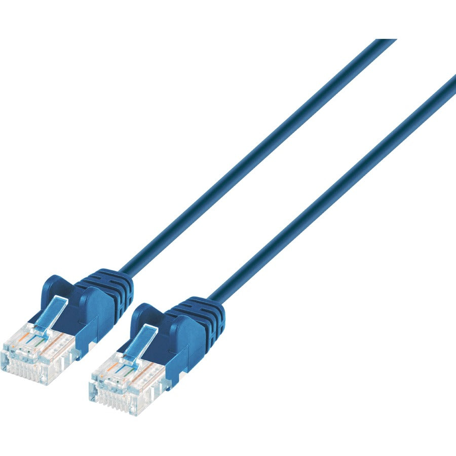 Intellinet Cat6 UTP Slim Network Patch Cable - 3 Feet, Blue