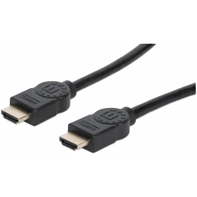 Manhattan IC Intracom Certified Premium High Speed HDMI Cable with Ethernet – 6 Feet, Black