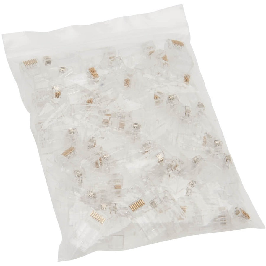Eaton Tripp Lite Series N232-050-UTP Cat6 RJ45 Pass-Through UTP Modular Plugs, 50 Pack