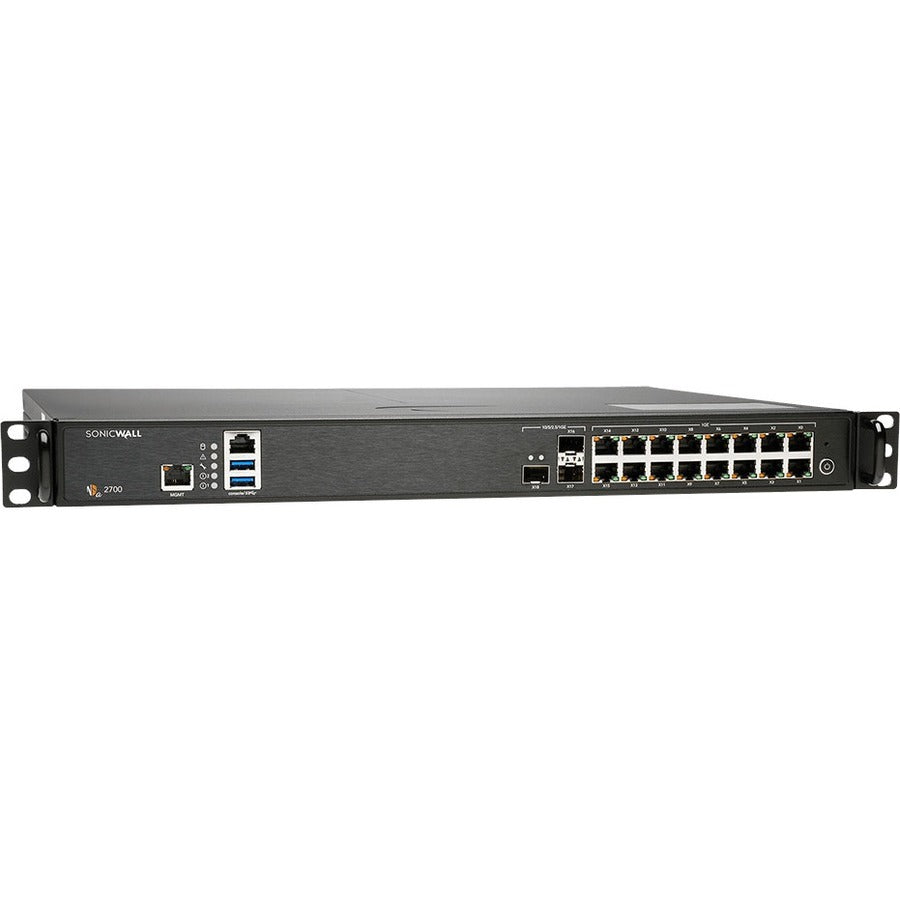SonicWall NSA 2700 Network Security Appliance with Gen 7 SonicOS and 16 1GbE + 3 10GbE Ports