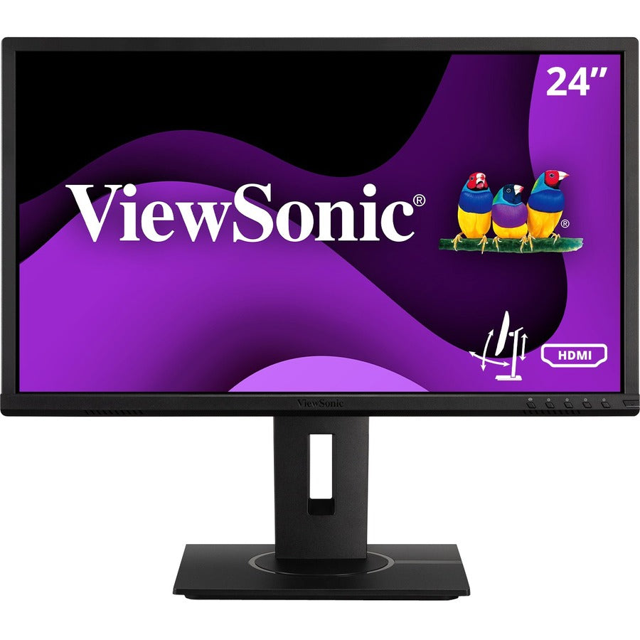 ViewSonic VG2440 24-Inch Full HD Ergonomic LED Monitor with HDMI, DisplayPort, VGA, and USB Ports