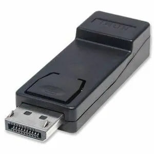IC INTRACOM Passive DisplayPort to HDMI Adapter - Black, 1920 x 1200 Resolution, 3-Year Warranty