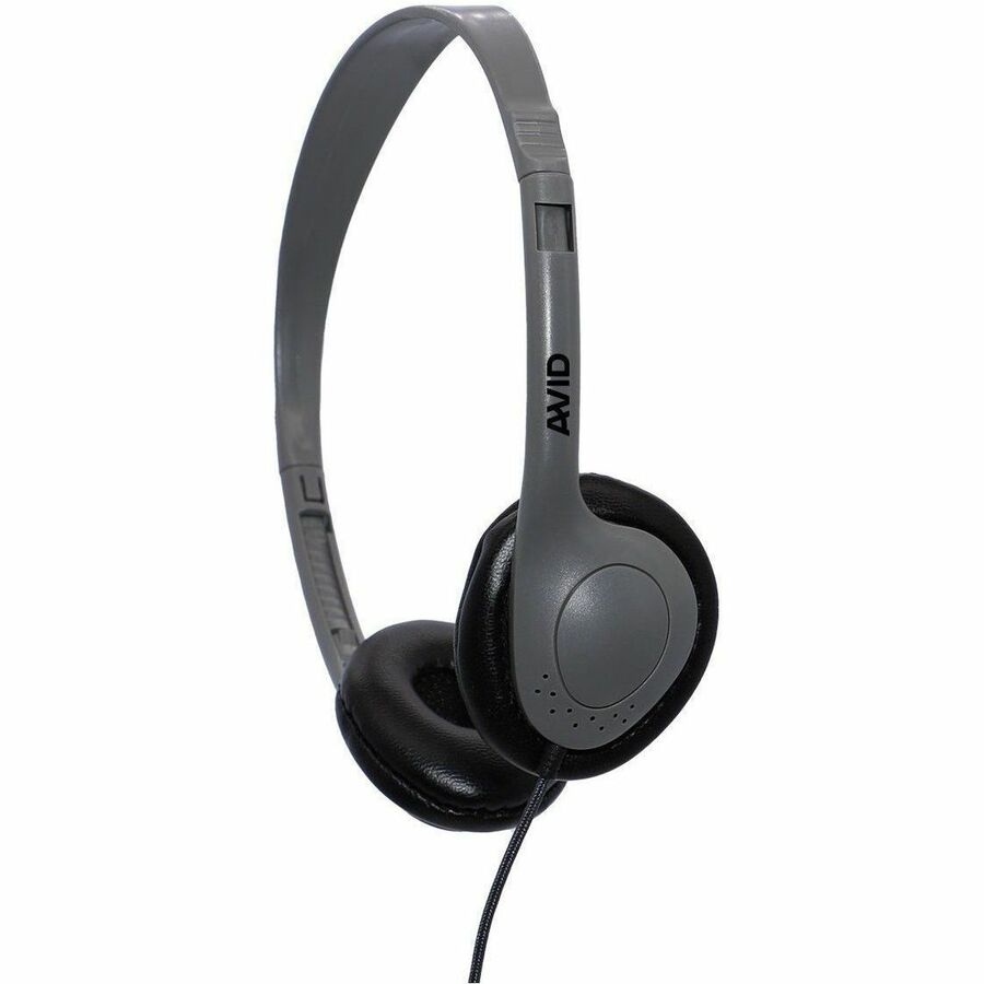 AVID AE-711 On-Ear Headphones with Adjustable Headband, 3.5mm Connection