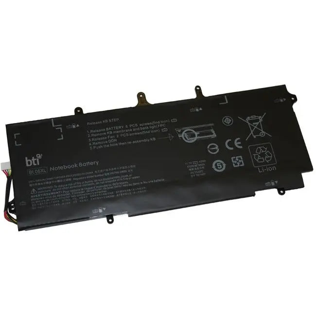BTI 722297-005-BTI 11.1V 42Wh Lithium-Ion Battery for HP EliteBook Folio 1040 Series