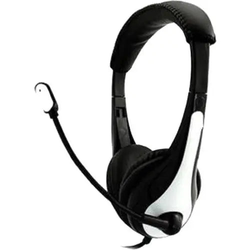 Ergoguys EG-36WHT Wired Headset with 3.5mm Plug and Noise-Canceling Microphone