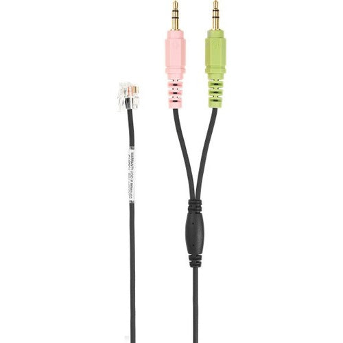 EPOS PC Connection Cable RJ9 to Dual 3.5mm CUIPC 1 - Reliable Phone and Audio Connection