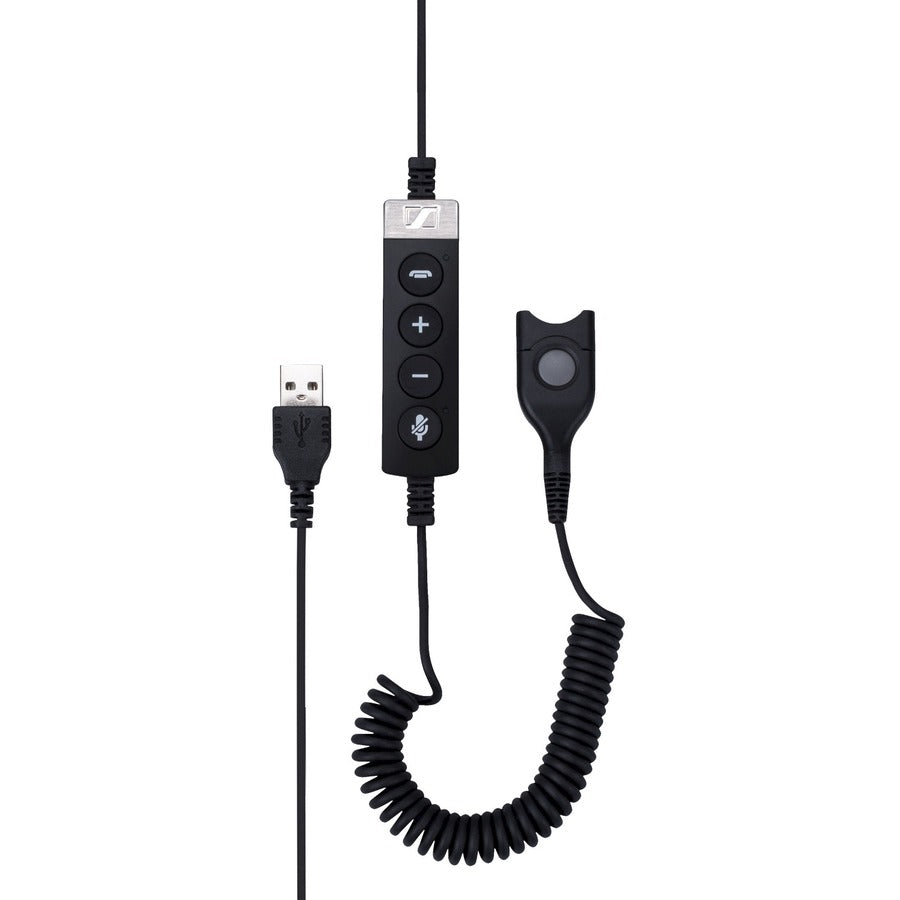 EPOS USB-ED CC 01 MS Adapter with Call Control for Impact SC 200 and SC 600 Wireless Headsets
