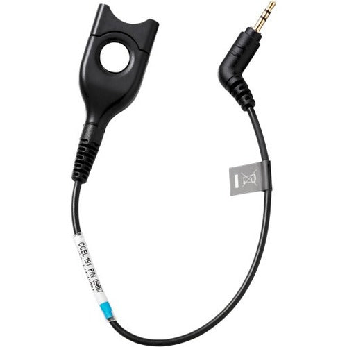 EPOS Standard Bottom Cable, ED to 2.5 3 Pole – Reliable Audio Connection with Sub-mini Phone Male