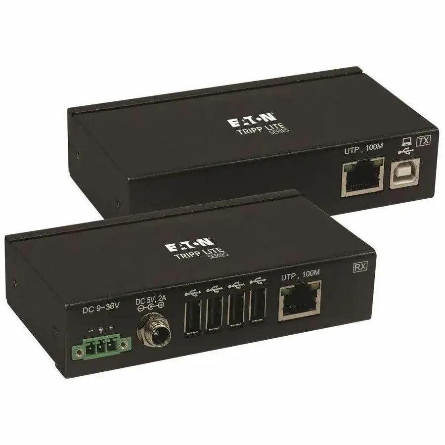 Tripp Lite B203-104-IND-ER Industrial USB Extender Kit for Long-Distance Connectivity by Eaton Corporation