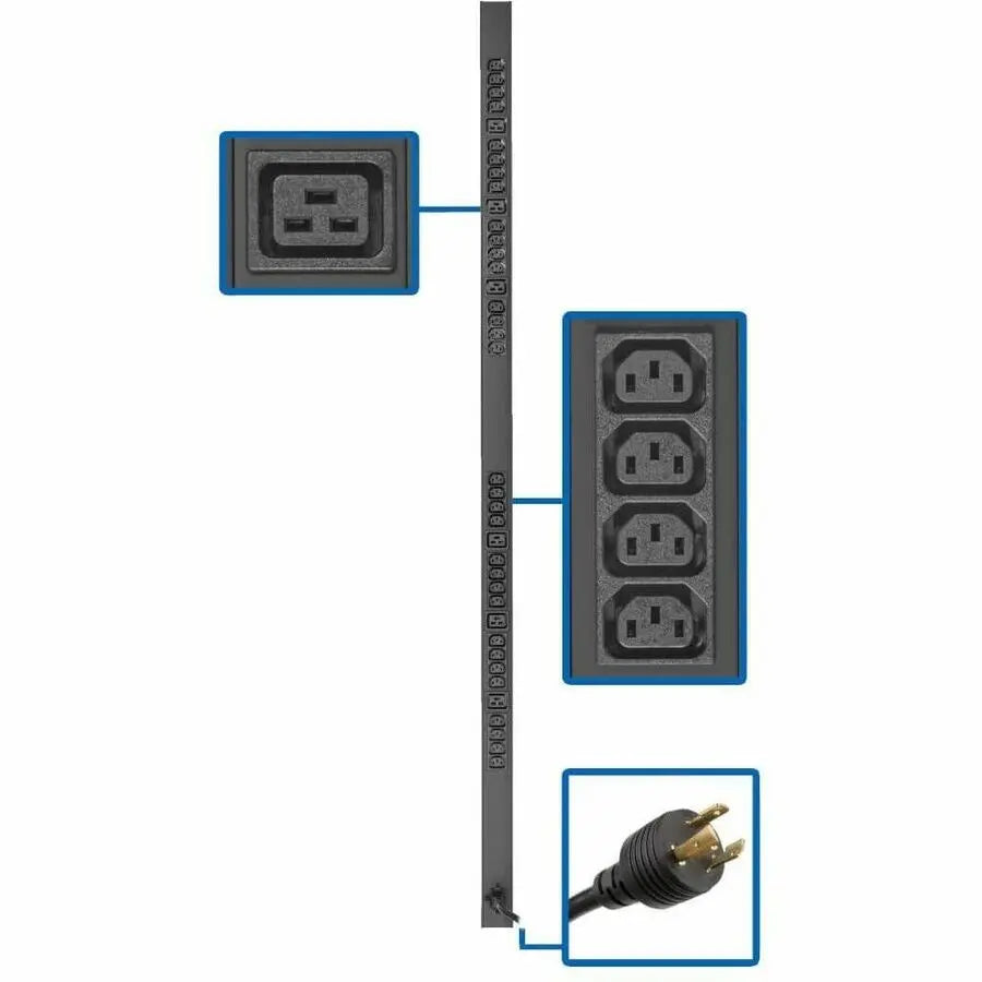 Eaton Tripp Lite Series PDUV20HVL6-72 38-Outlets Network Power Distribution Unit