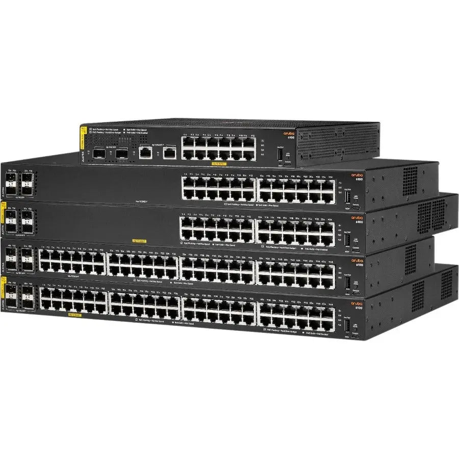 Hewlett Packard Enterprise Aruba CX 6100 24G Class 4 PoE Switch - JL677A#ABA