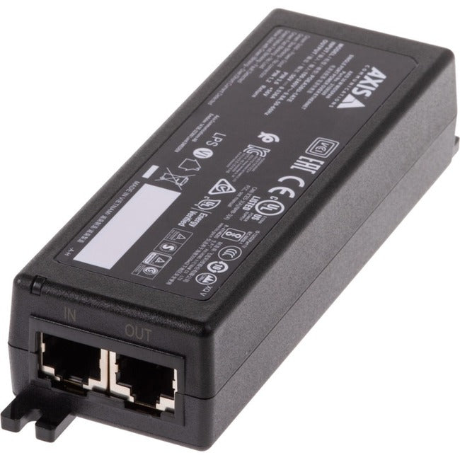 Axis Communications 30 W Midspan PoE Injector - IEEE 802.3af/at Compliant