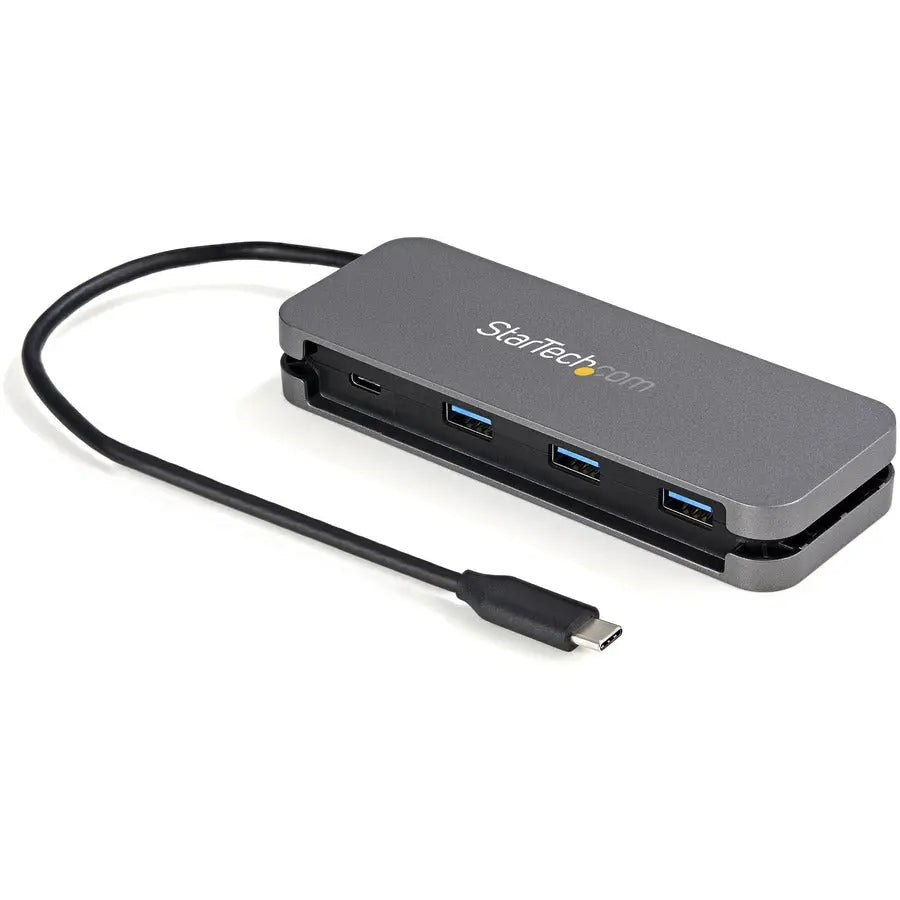 StarTech.com 4 Port USB-C Hub with 3 USB-A & 1 USB-C Ports, 5Gbps USB 3.2 Gen 1, Portable with Cable Management