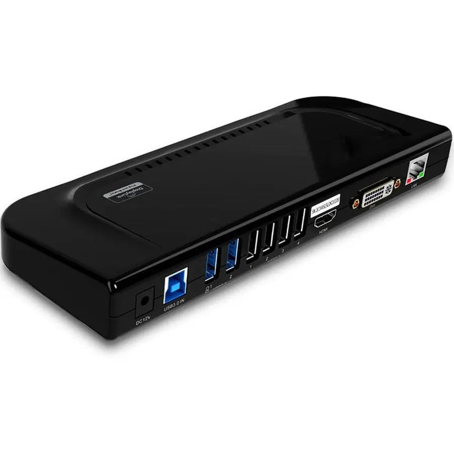 4XEM USB 3.0 Universal Docking Station B with HDMI, DVI, Ethernet, and Audio - Compact and Portable