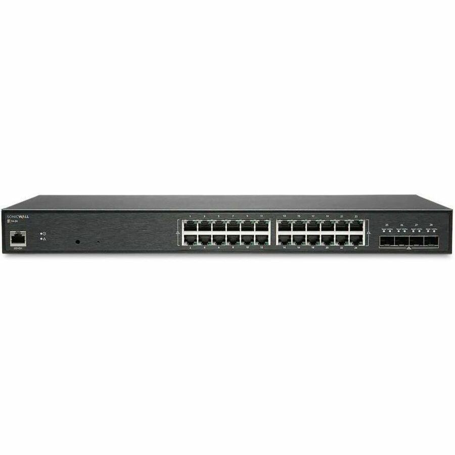 SonicWall SWS14-24 Ethernet Switch with Advanced Security and PoE Options