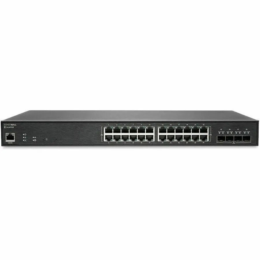SonicWall SWS14-24FPOE Ethernet Switch – High-Speed Layer 2 Network Solution with PoE and Management Features
