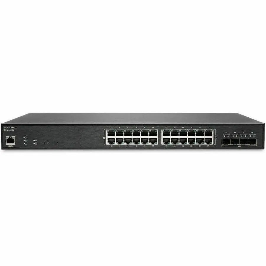 SonicWall SWS14-24FPOE Ethernet Switch – High-Speed Layer 2 Network with PoE and SD-Branch Support