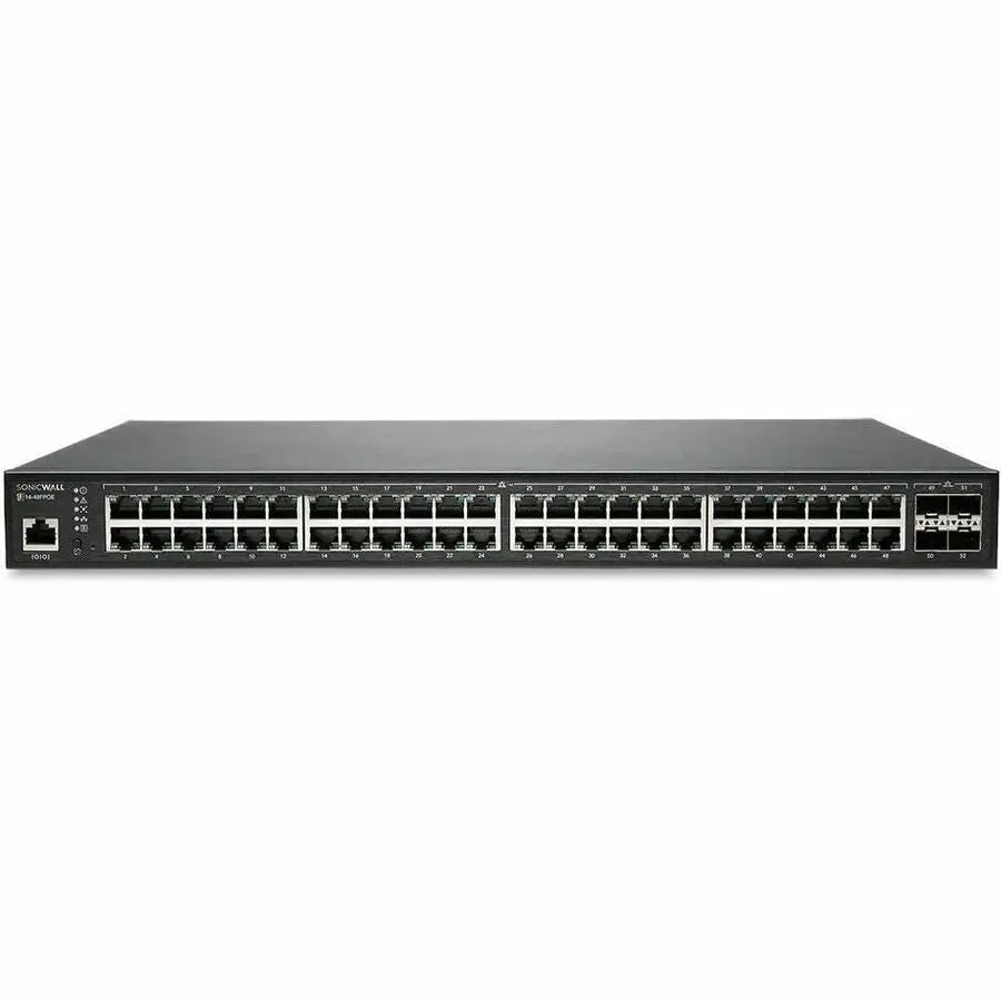 SonicWall SWS14-48FPOE Ethernet Switch with PoE and SD-Branch Readiness