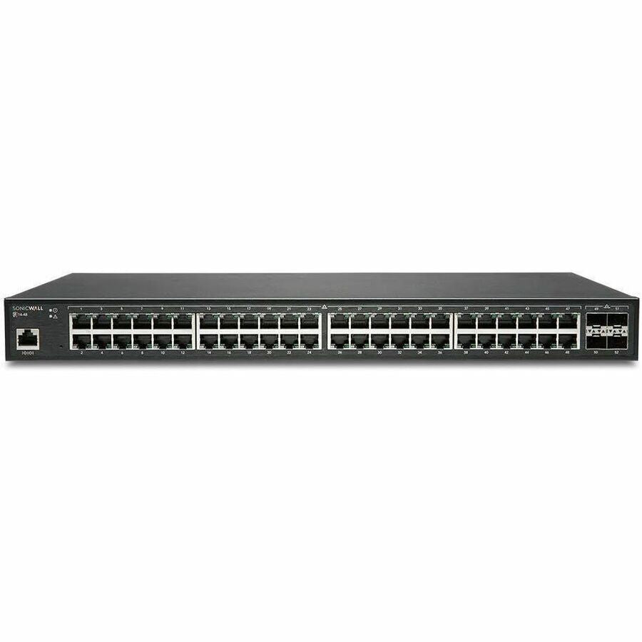 SonicWall SWS14-48FPOE Ethernet Switch – High-Speed Layer 2 Gigabit & 10G PoE Switch with Unified Security and Zero-Touch Deployment