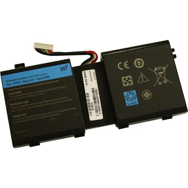 BTI 2F8K3-BTI Laptop Battery - 14.8V 4257mAh for Dell Alienware and Compatible Notebooks
