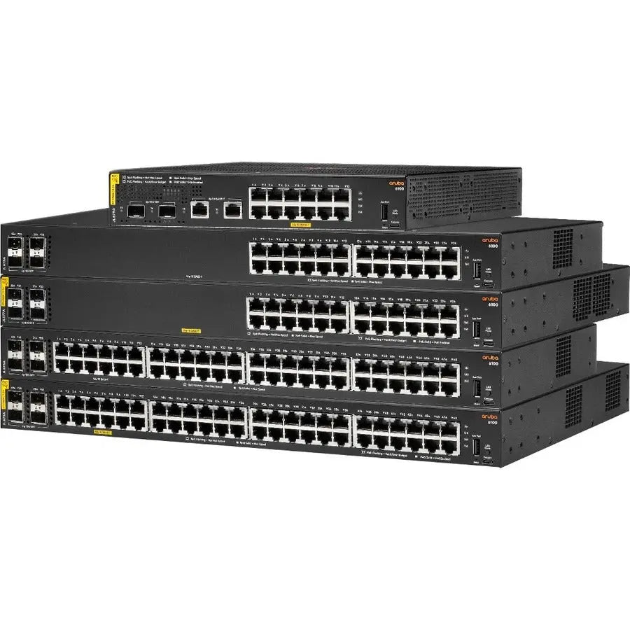 Hewlett Packard Enterprise 6100 24G 4SFP+ Switch – Compact Layer 2 Ethernet Switch with PoE and Advanced Management