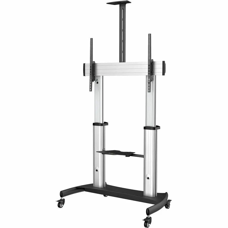 StarTech.com Mobile TV Stand - Heavy Duty Universal Cart for 60-100 inch Displays with Adjustable Height and Storage