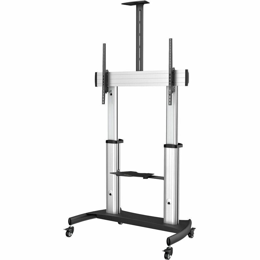 StarTech.com Heavy Duty Mobile TV Stand for 60-100 inch Displays - Adjustable Rolling Floor Cart