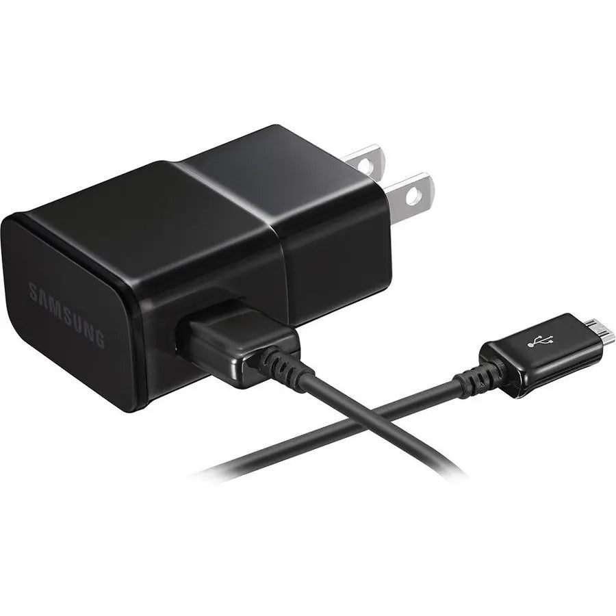 4XEM Samsung Charger and Cable Combo (Black) – 6ft Micro USB Charging and Sync Kit with 2A Wall Adapter