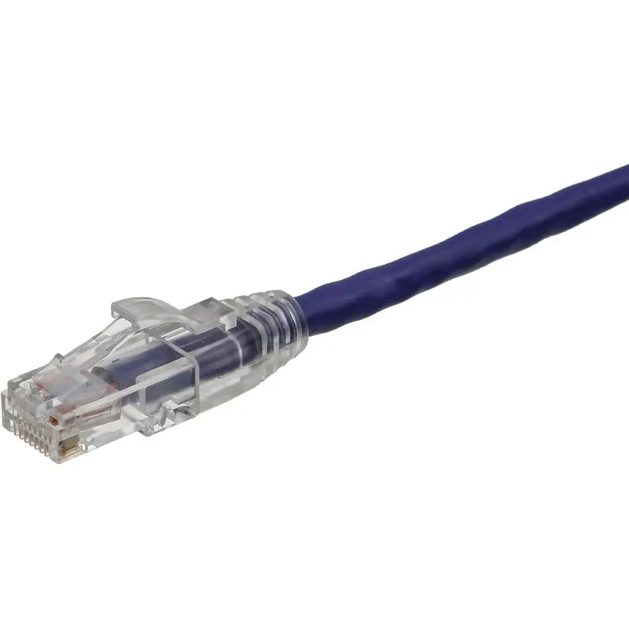 Axiom 18-Inch CAT6 UTP Patch Cable with Snagless Boot, 550MHz, Purple, TAA Compliant