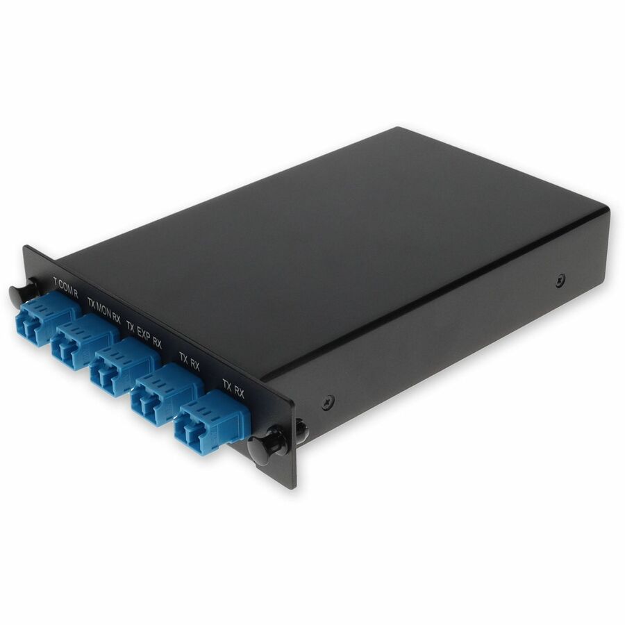 AddOn 2 Channel 1W LGX DWDM MUX and DEMUX (Duplex) with Channels 21-22, Express & Monitor Ports