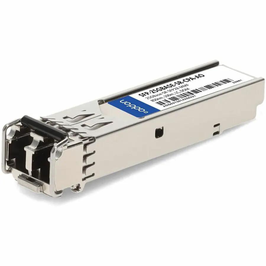 AddOn Cisco & Palo Alto Networks Compatible 25GBase-SR SFP28 Transceiver (MMF, 850nm, 100m, LC, DOM) by AddOn