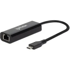 IC INTRACOM Manhattan USB-C to 2.5GBASE-T Ethernet Adapter - Portable Multi-Gigabit Network Solution