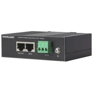 IC Intracom Industrial Gigabit High-Power PoE+ Injector - 30W Output for IEEE 802.3af/at Devices