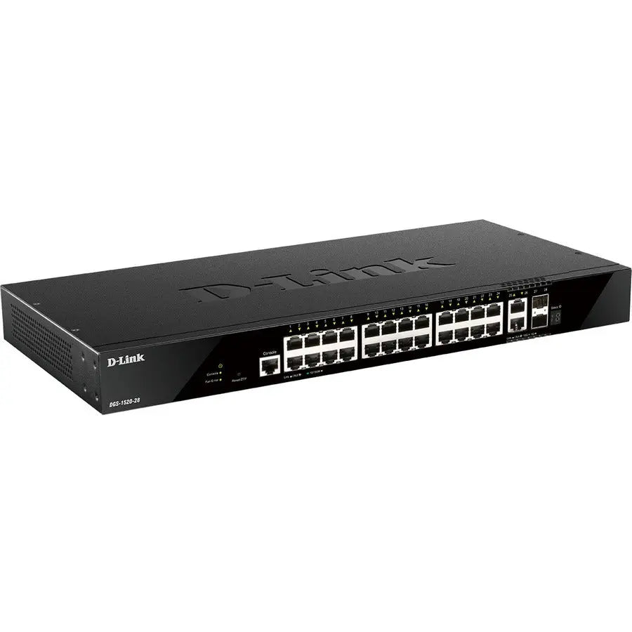 D-Link DGS-1520-28 Layer 3 Stackable Smart Managed Switch for Large Networks