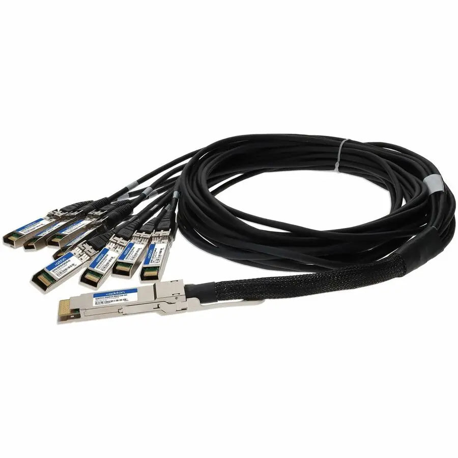 AddOn MSA and TAA Compliant 200GBase-CU QSFP-DD to 8xSFP28 Passive Copper Cable (2 Meters)
