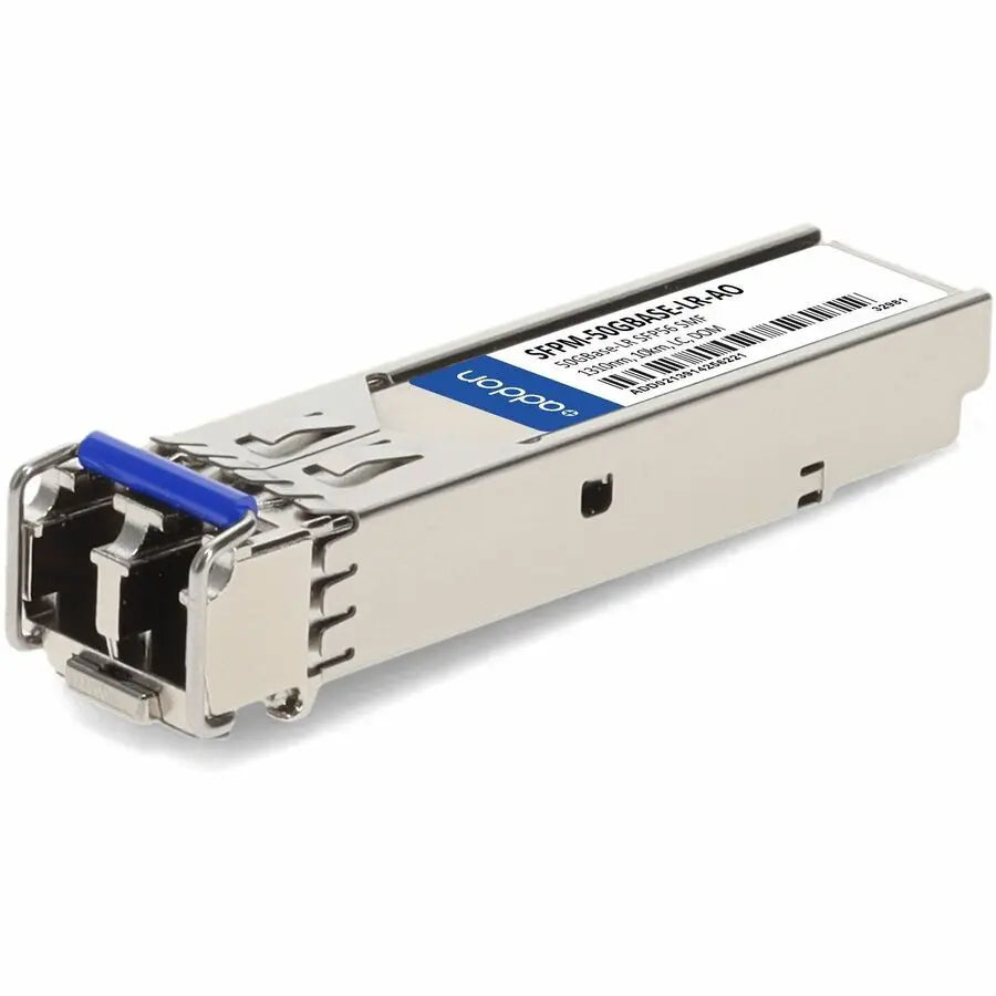 AddOn MSA and TAA Compliant 50GBase-LR SFP56 Transceiver Module for Single-Mode Fiber Networks