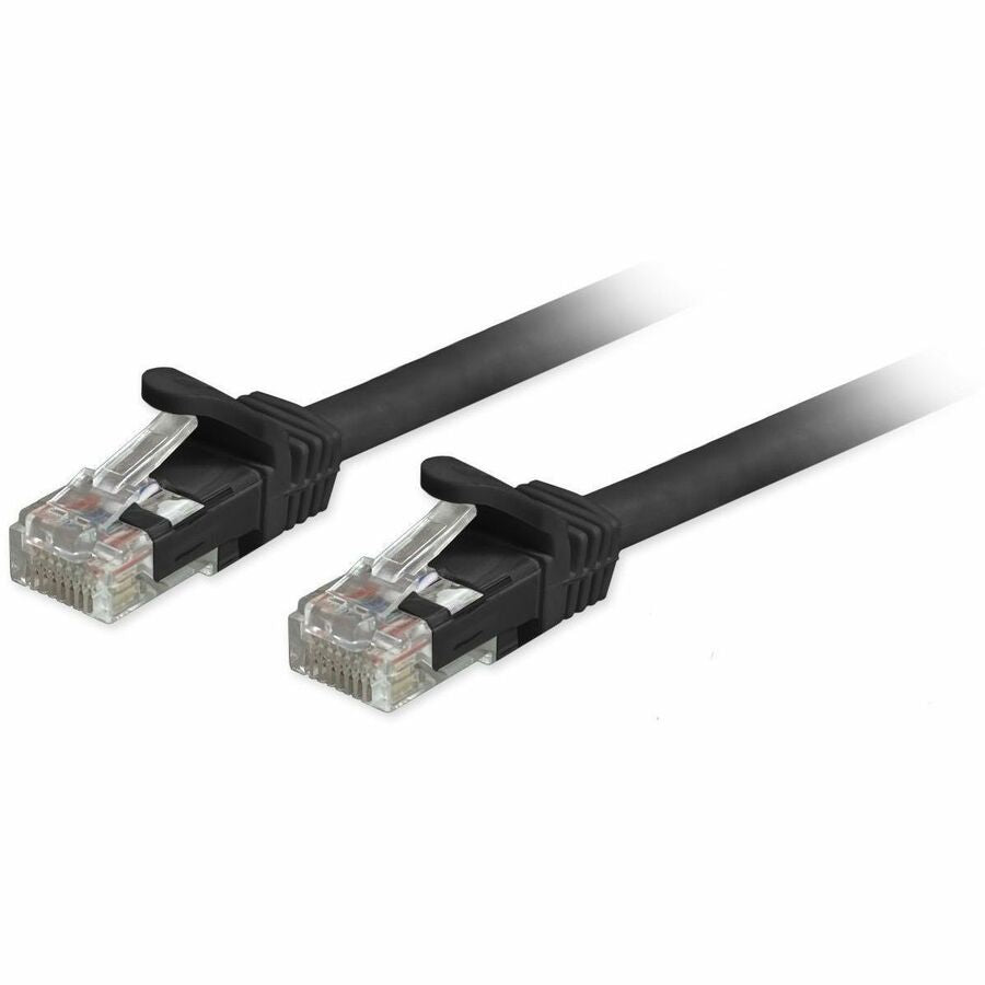 Comprehensive Cat6a Unshielded (UTP) Snagless Ethernet Patch Cable - 15ft, Black