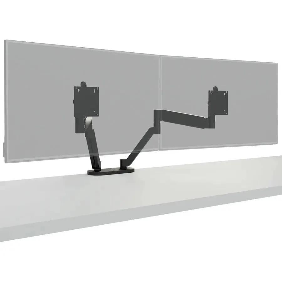 Chief Koncis DMA2B Dual Monitor Arm Desk Mount - Black for 10-32 Inch Monitors by Legrand Group