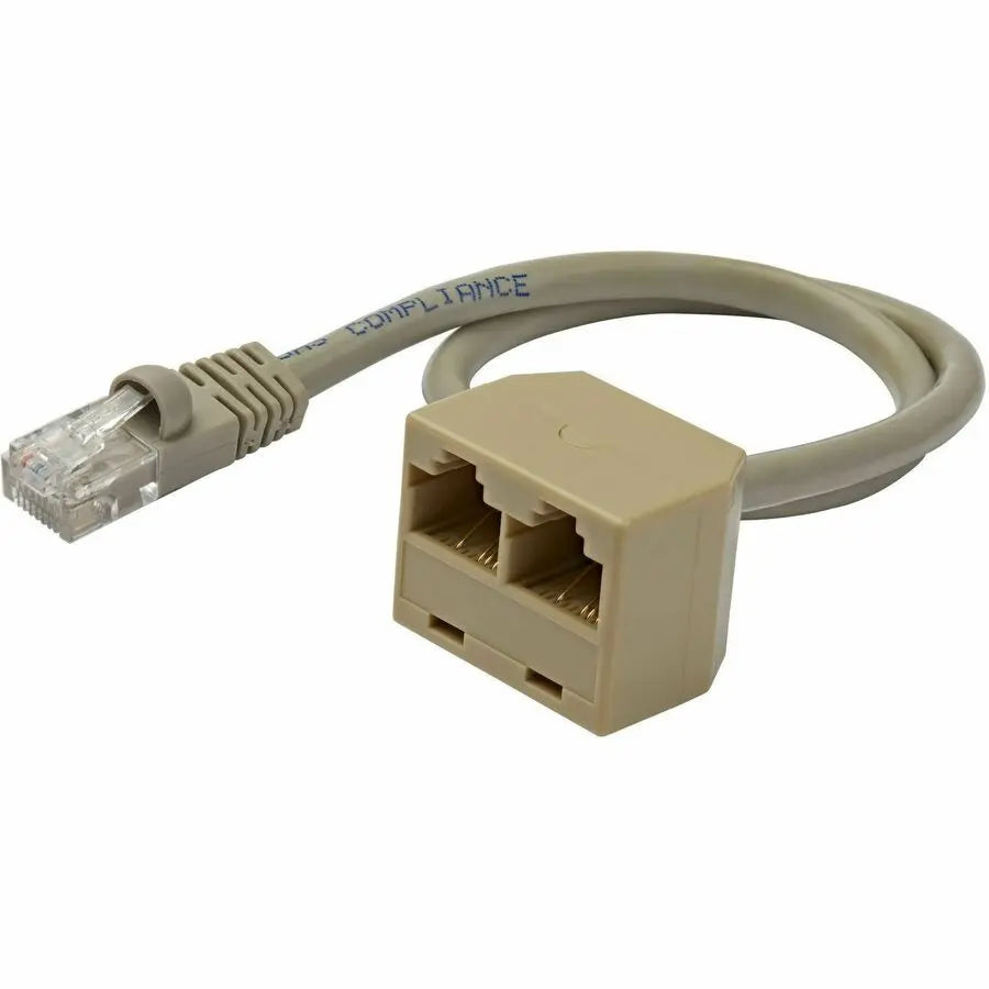StarTech.com 2-to-1 RJ45 Splitter Cable Adapter - Network Splitter for Ethernet Devices
