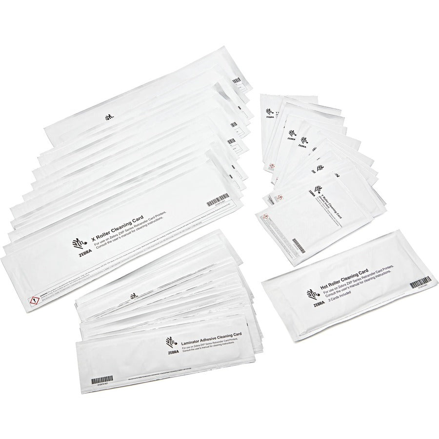 Zebra Cleaning Card Kit for ZC100 and ZC300 Printers, 105999-310-01, 2 Cards