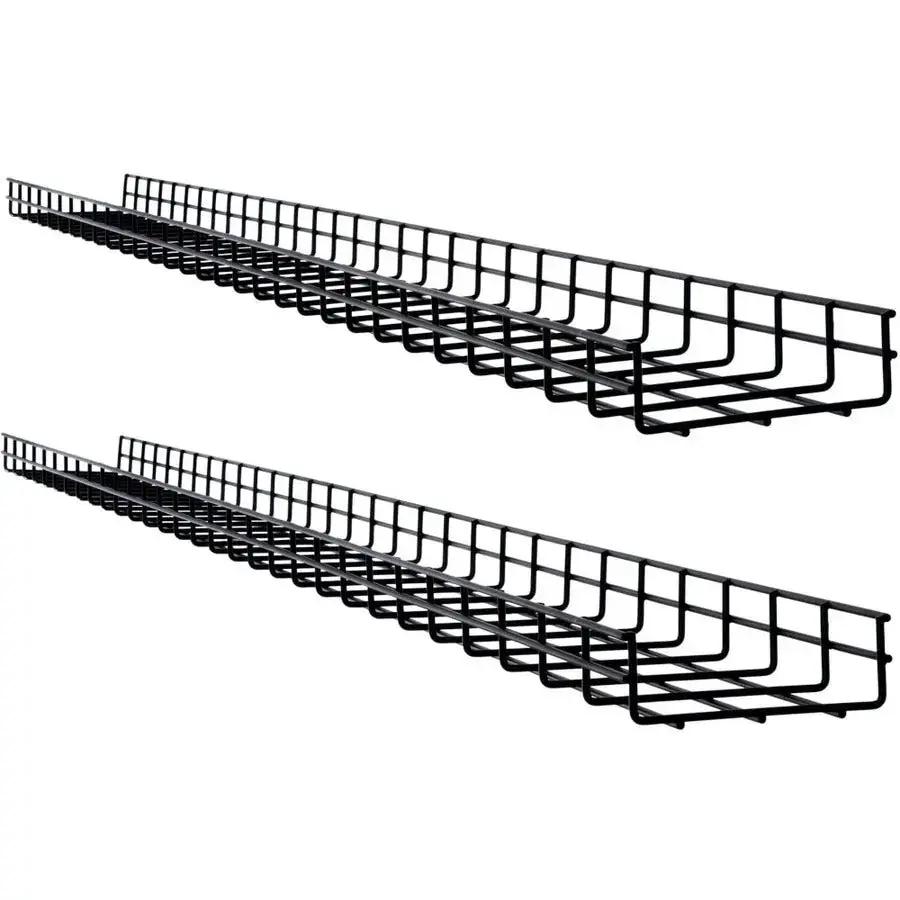 Eaton Tripp Lite Series Wire Mesh Cable Tray - 6 in. x 2 in. x 5 ft., 2-Pack for Data Center Cable Management by Eaton Corporation