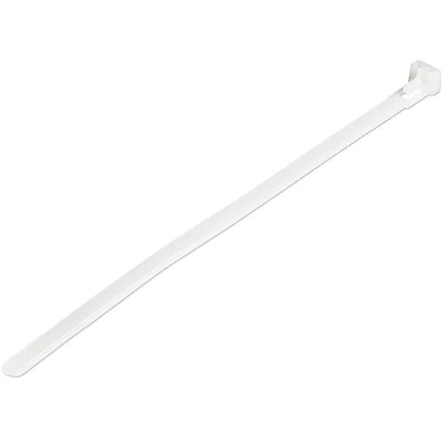 4XEM 250-Pack 6-Inch White Nylon/Plastic Cable Ties – Heavy-Duty Organizing Ties for Indoor and Outdoor Use